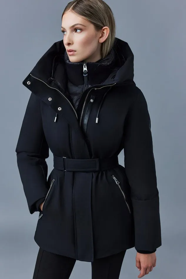 Downs and Jackets Women Mackage JENINFZ 2in1 Down Parka With Removable Bib Black Downs and Jackets Women Mackage JENINFZ 2in1 Down Parka With Removable Bib Black