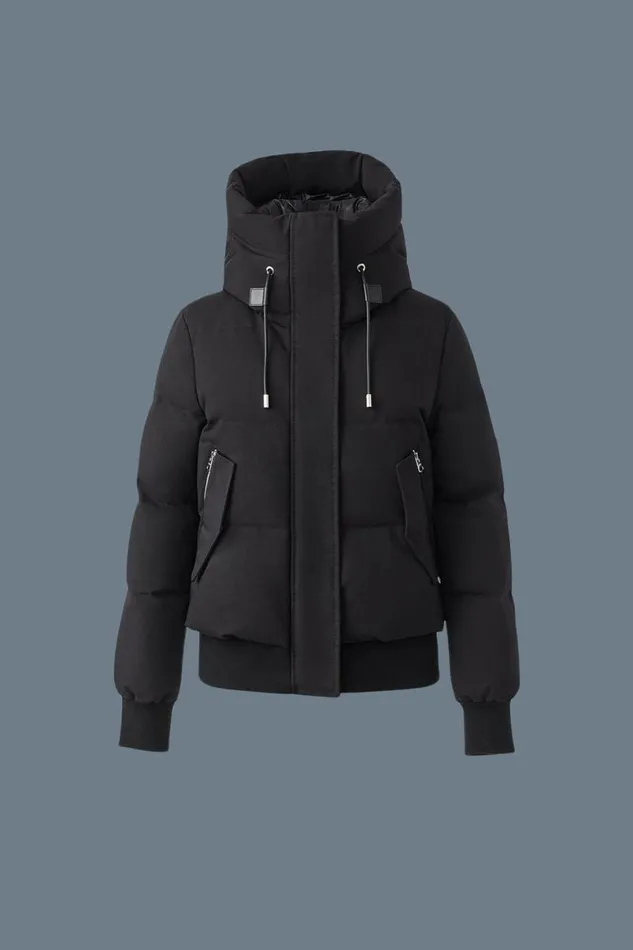 Downs and Jackets Women Mackage NEFINFZ Nordich Tech Down Jacket With Hood Black Downs and Jackets Women Mackage NEFINFZ Nordich Tech Down Jacket With Hood Black
