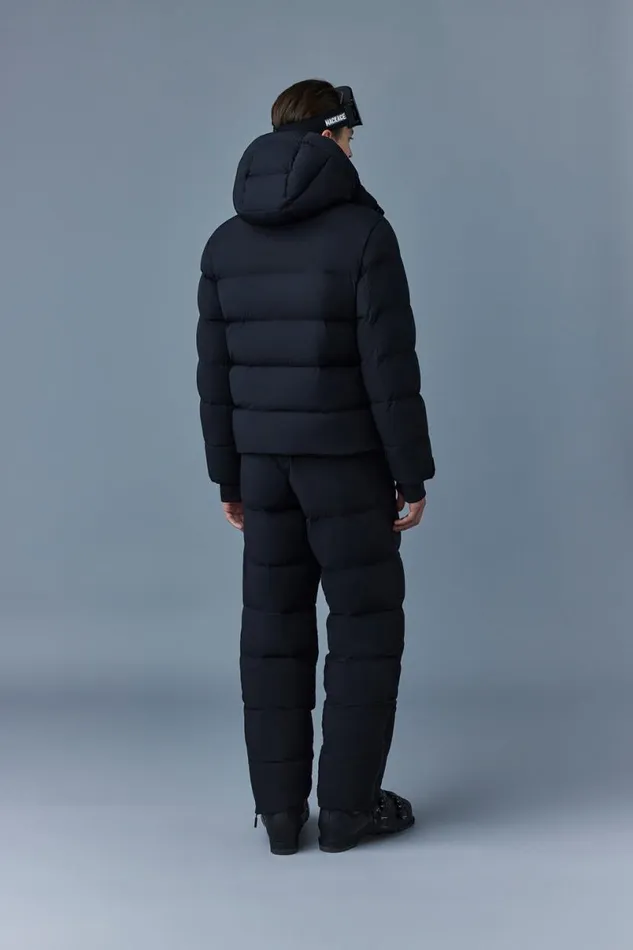 Downs and Parkas Men Mackage SAMUELSKI Medium Down Jacket With Hood Sky Blue Downs and Parkas Men Mackage SAMUELSKI Medium Down Jacket With Hood Sky Blue