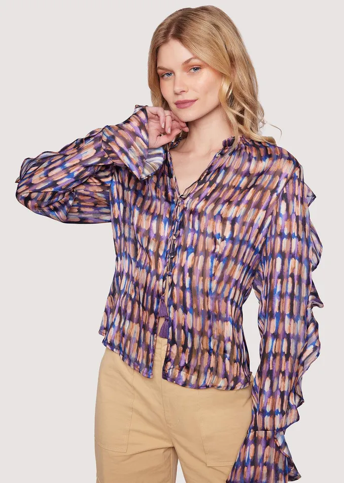 Dream Light Top Purpleblack Women Lost Wander Tops