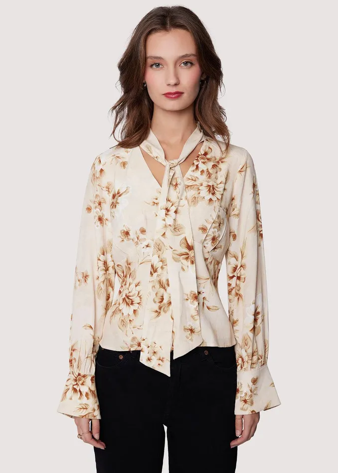 Dream Of Iris Blouse Creamfloral Women Lost Wander Tops