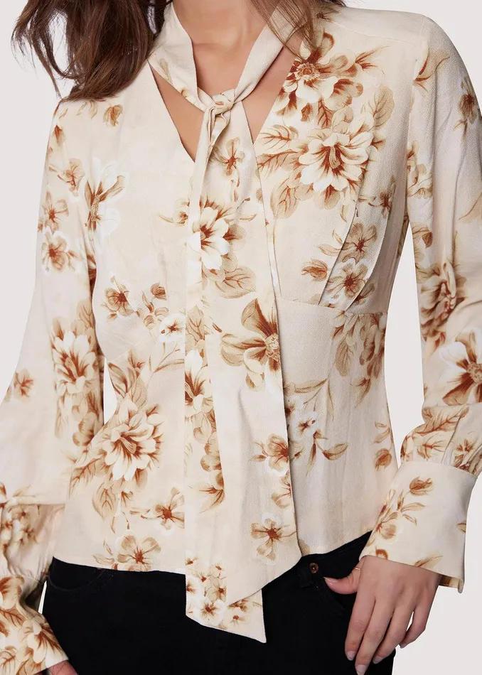 Dream Of Iris Blouse Creamfloral Women Lost Wander Tops
