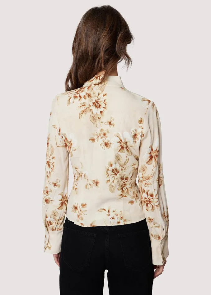 Dream Of Iris Blouse Creamfloral Women Lost Wander Tops