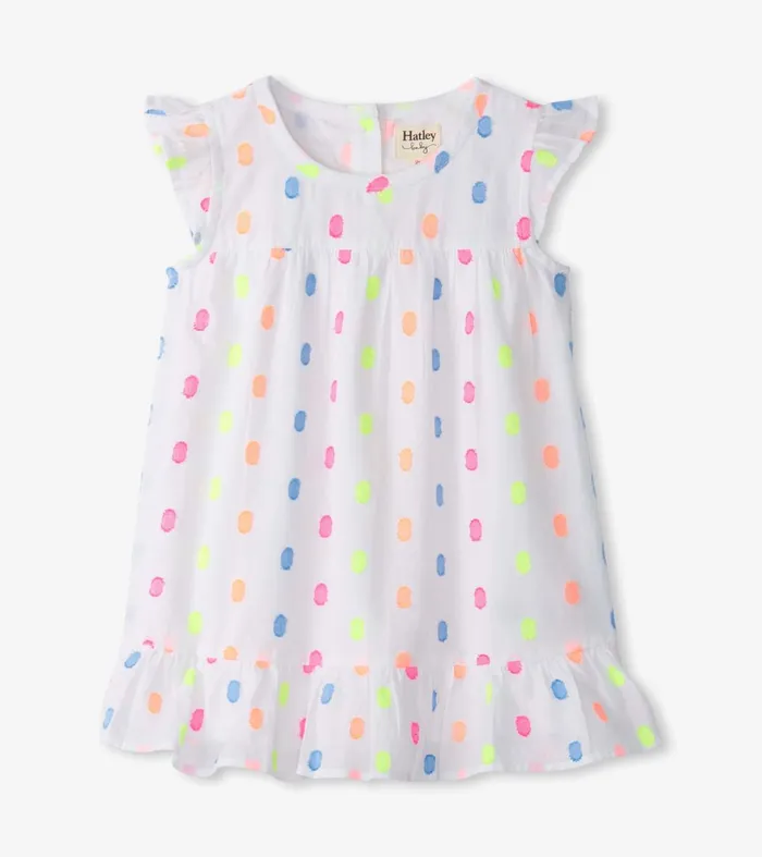 Dresses Baby and Toddler Hatley Baby and Toddler Girls Summer Dots Flounce Dress