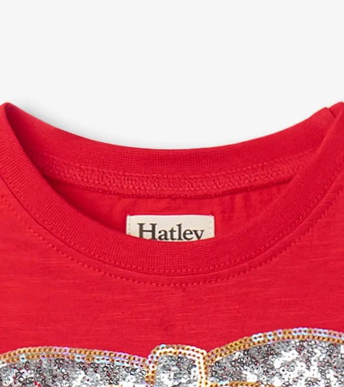 Dresses Girls Hatley Girls Red Holiday Bow Party Dress