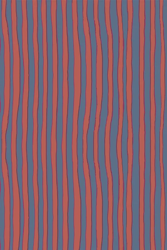 Dresses Shop Natalie Martin ALEX MIDI WITH SASH Batik Stripe Blood Orange
