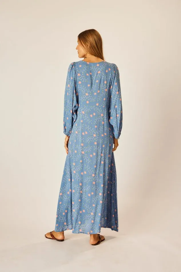 Dresses Shop Natalie Martin ALICE DRESS Pinwheel Denim