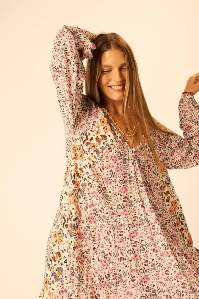 Dresses Shop Natalie Martin FIORE SHORT DRESS Petite Fleur Rose
