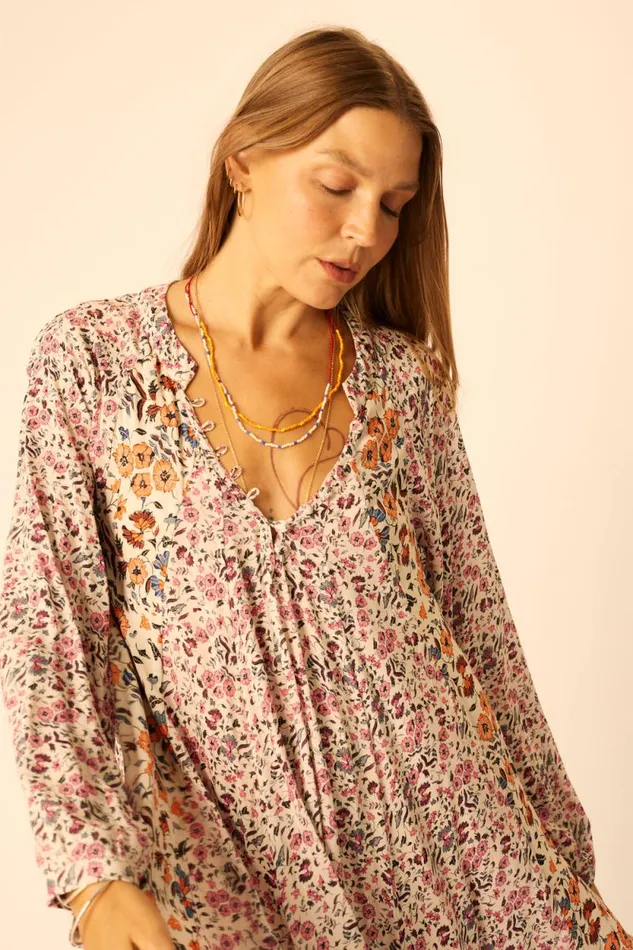 Dresses Shop Natalie Martin FIORE SHORT DRESS Petite Fleur Rose
