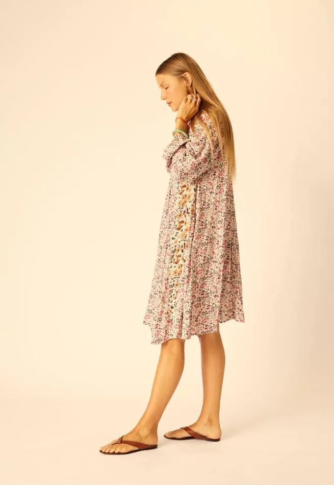 Dresses Shop Natalie Martin FIORE SHORT DRESS Petite Fleur Rose