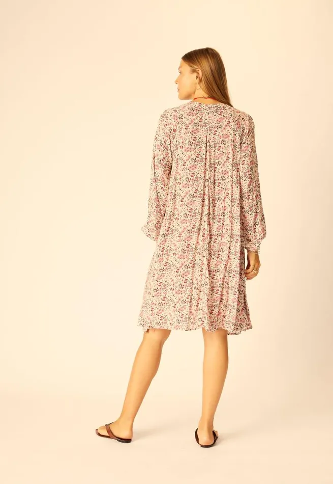 Dresses Shop Natalie Martin FIORE SHORT DRESS Petite Fleur Rose