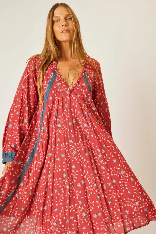 Dresses Shop Natalie Martin FIORE SHORT DRESS Pinwheel Barn Red