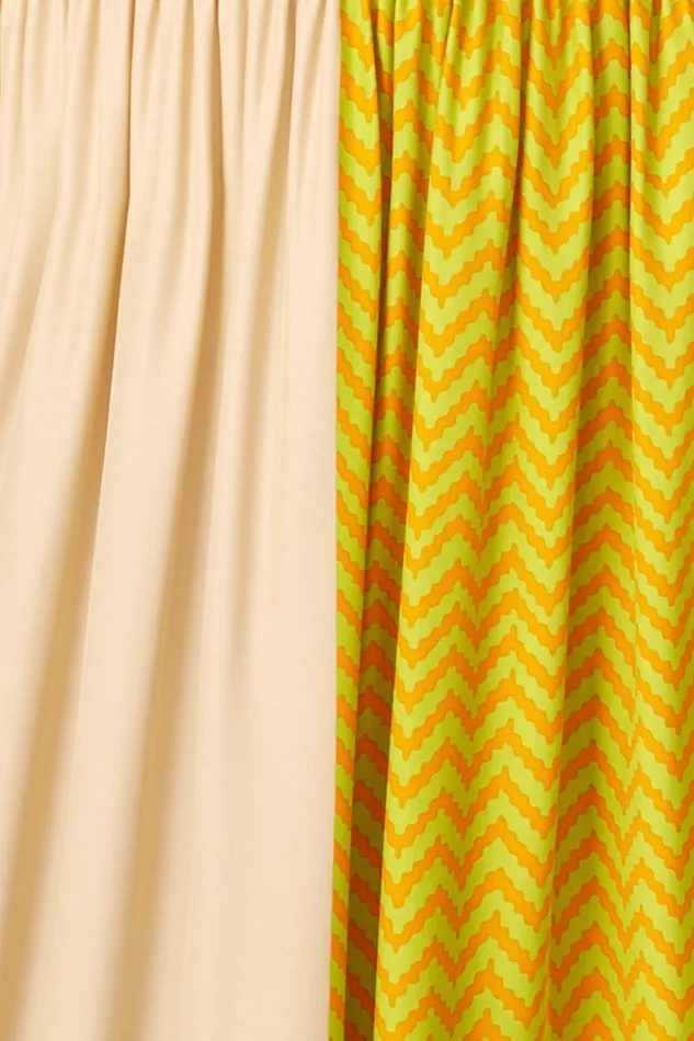 Dresses Shop Natalie Martin HEATHER MAXI Block Zigzag Tangerine