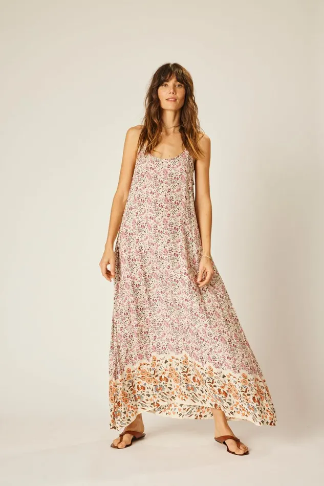 Dresses Shop Natalie Martin HEATHER MAXI Petite Fleur Rose