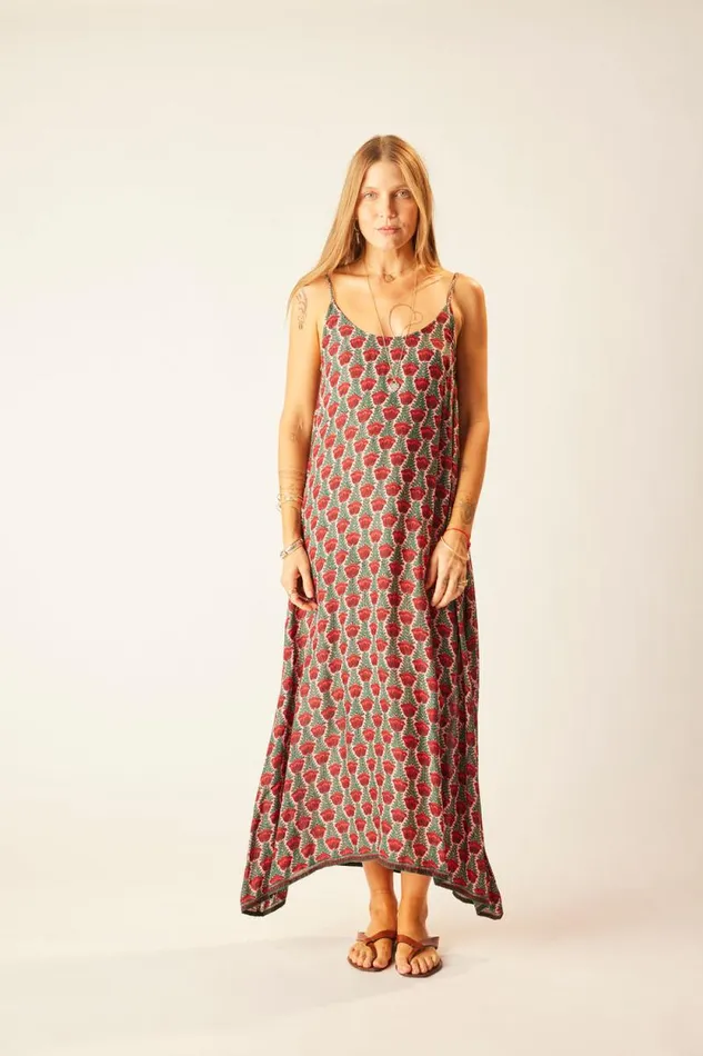 Dresses Shop Natalie Martin HEATHER MAXI Tulip Venetian Red