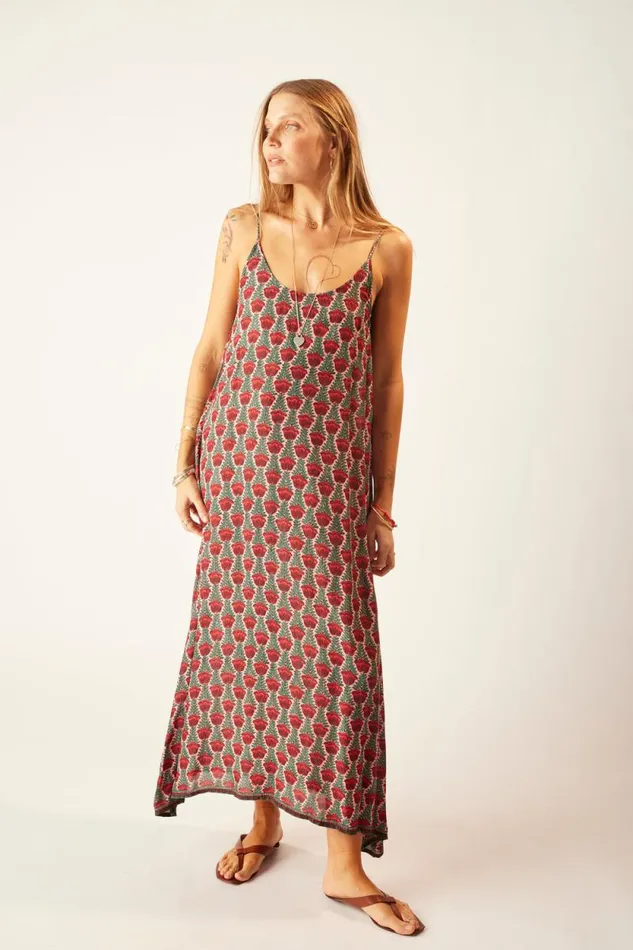 Dresses Shop Natalie Martin HEATHER MAXI Tulip Venetian Red