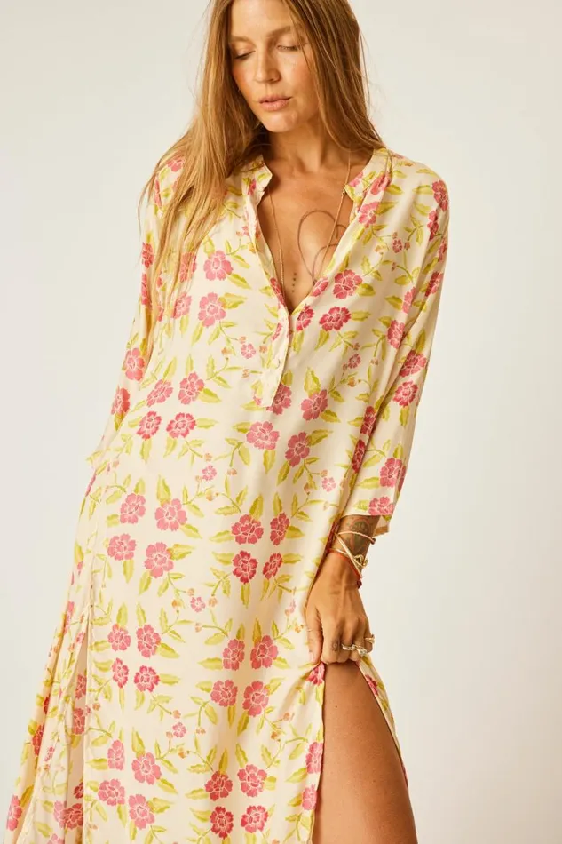 Dresses Shop Natalie Martin ISOBEL DRESS Prairie Dusty Crimson