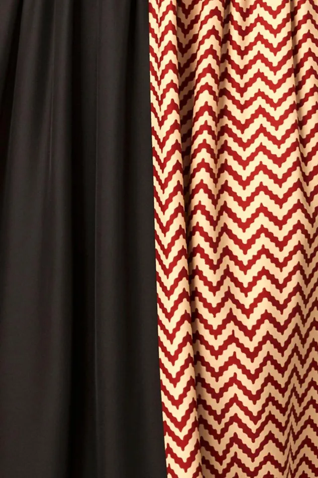 Dresses Shop Natalie Martin JASMINE MAXI Block Zigzag Noire