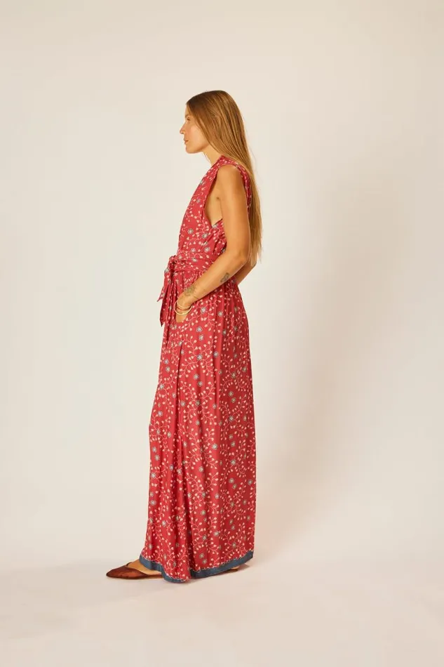 Dresses Shop Natalie Martin NICO SLEEVELESS DRESS Pinwheel Barn Red