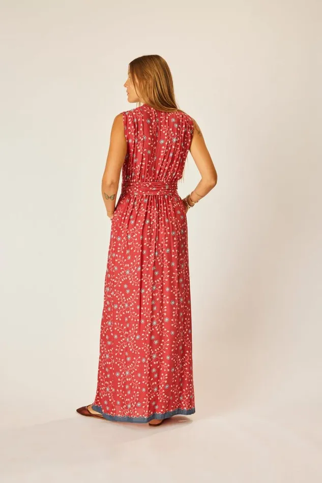 Dresses Shop Natalie Martin NICO SLEEVELESS DRESS Pinwheel Barn Red