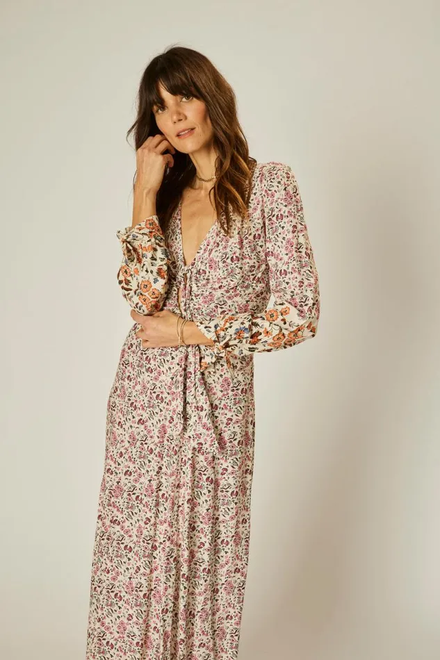 Dresses Shop Natalie Martin REESE DRESS Petite Fleur Rose