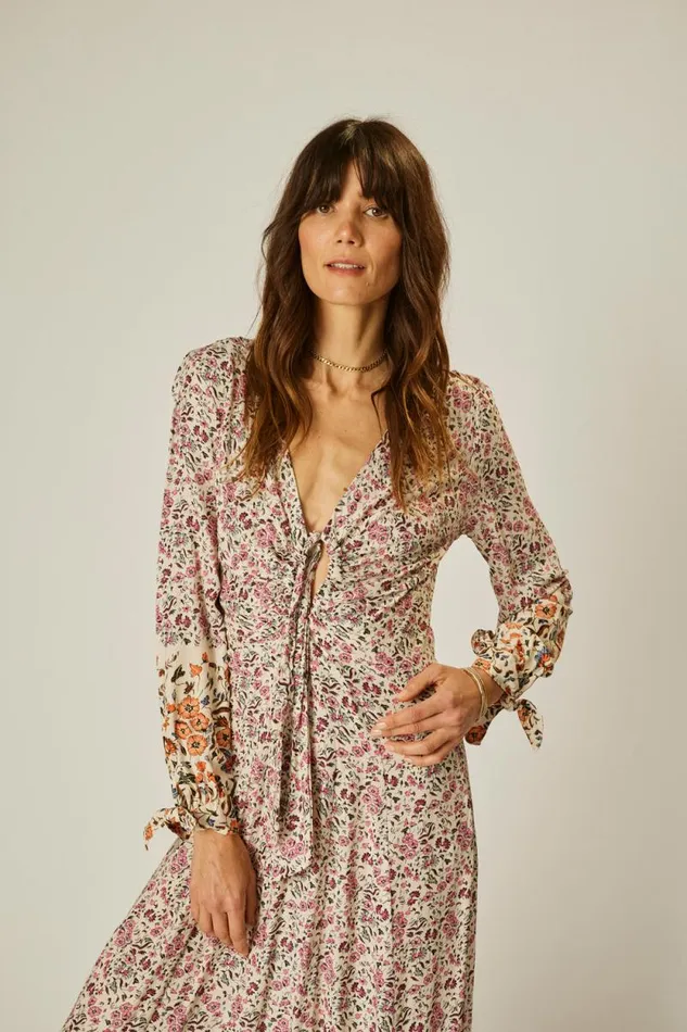 Dresses Shop Natalie Martin REESE DRESS Petite Fleur Rose