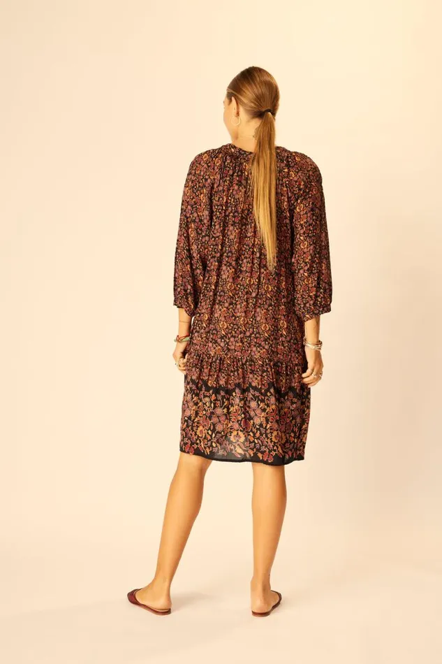 Dresses Shop Natalie Martin STEVIE DRESS Petite Fleur Noire