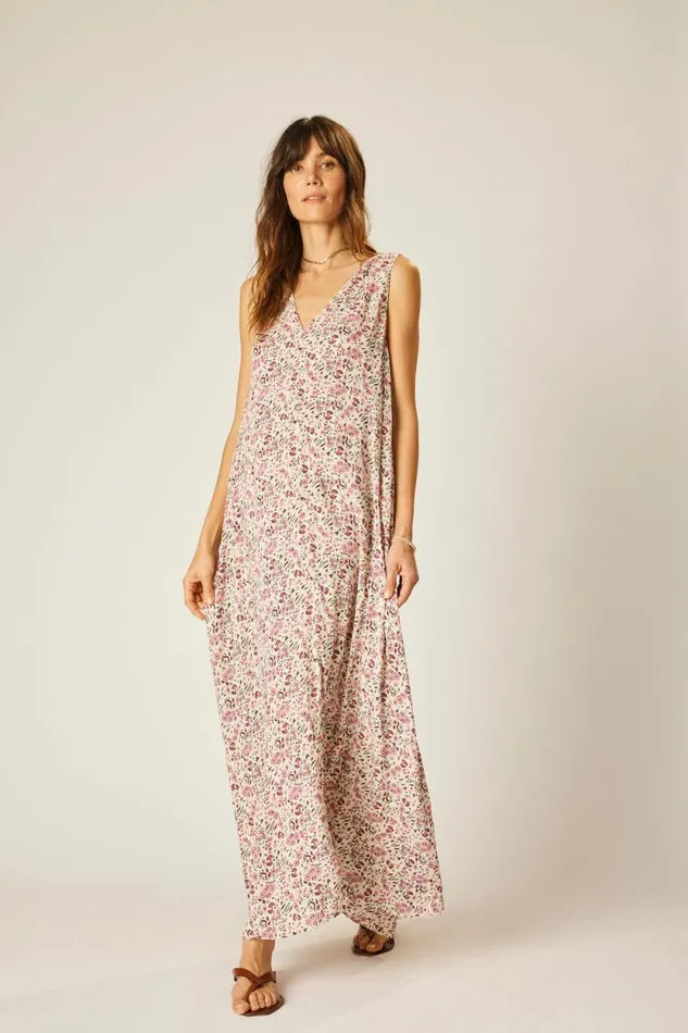 Dresses Shop Natalie Martin TOVA MAXI Petite Fleur Rose