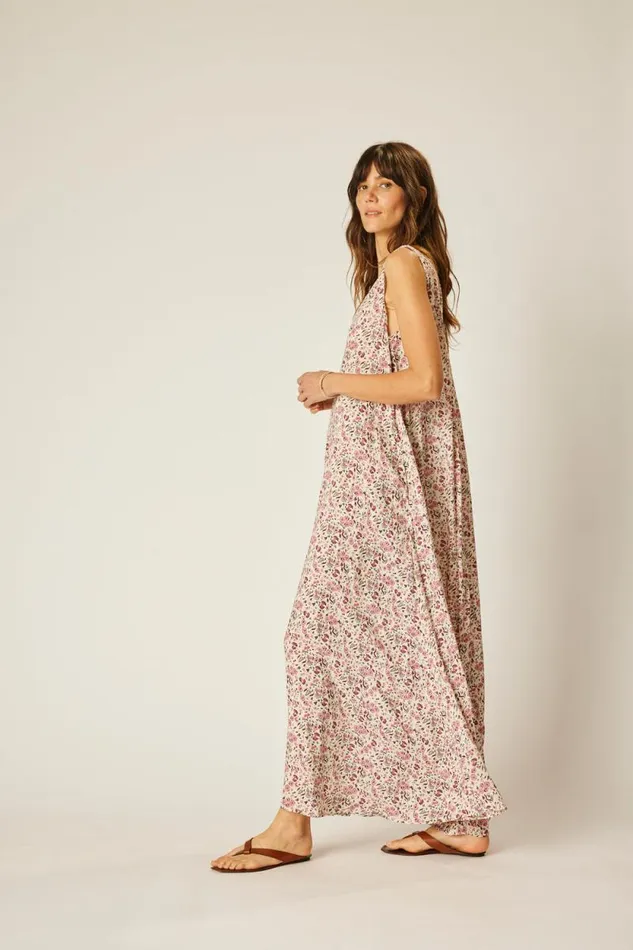 Dresses Shop Natalie Martin TOVA MAXI Petite Fleur Rose