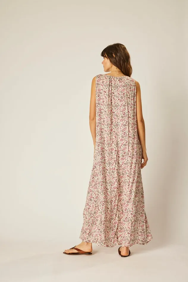 Dresses Shop Natalie Martin TOVA MAXI Petite Fleur Rose