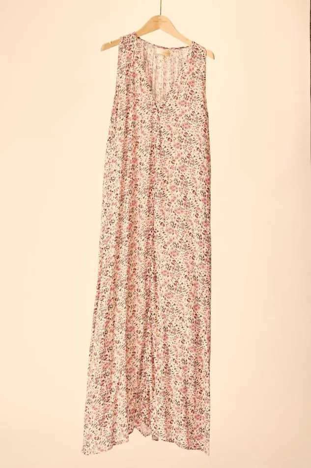 Dresses Shop Natalie Martin TOVA MAXI Petite Fleur Rose
