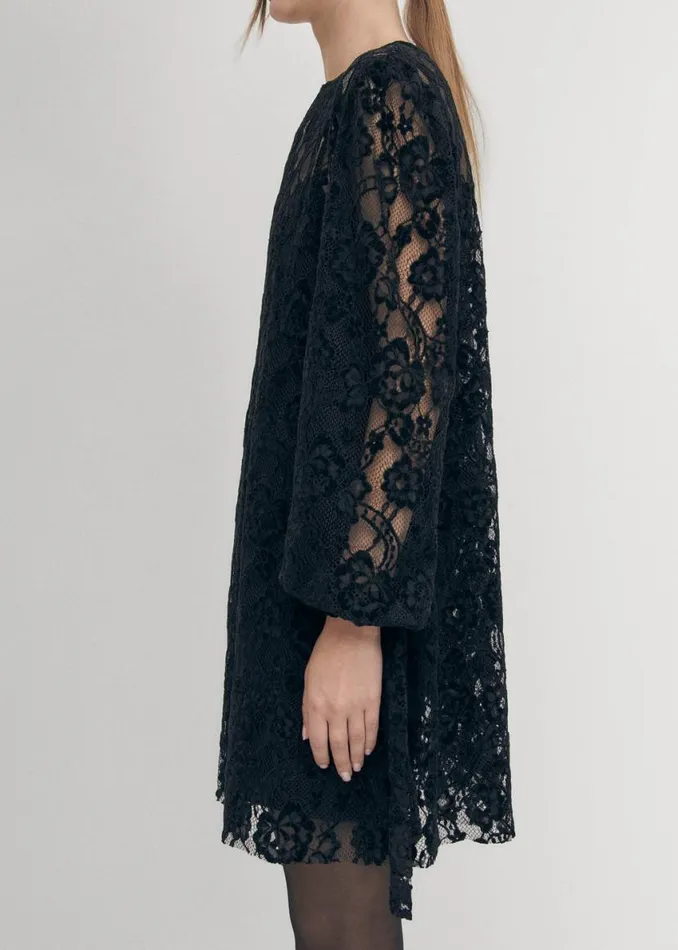Dresses Women ALOHAS Dablon Lace Black Dress
