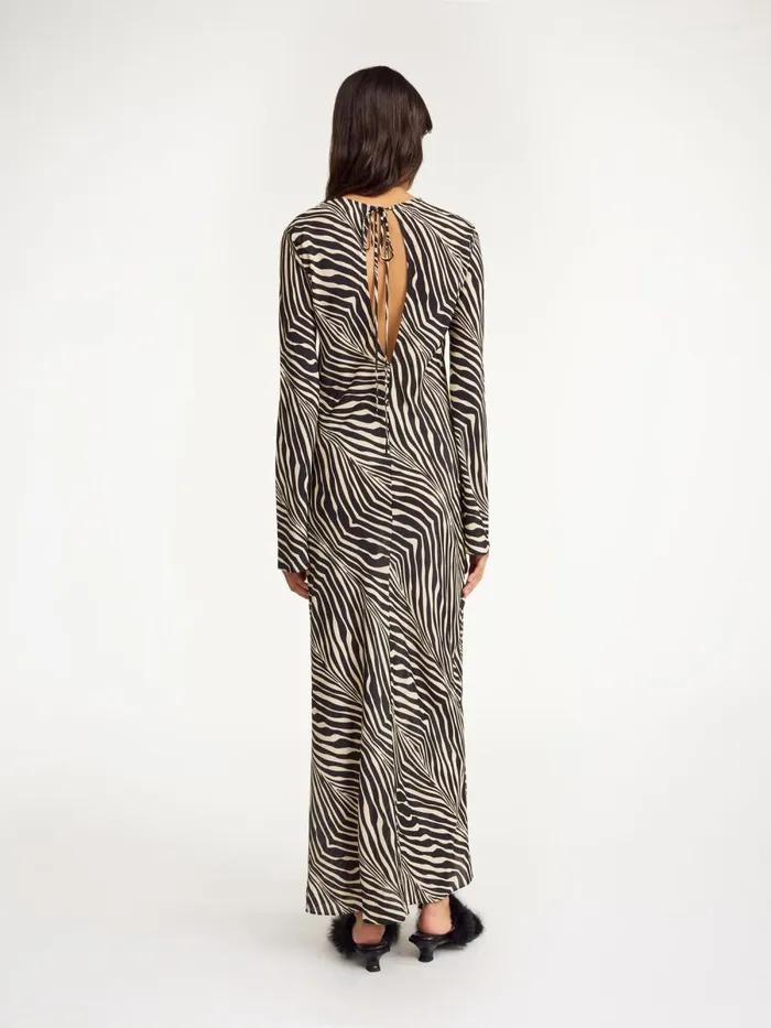 Dresses Women By Malene Birger Parise Maxi Dress Zebra Dresses Women By Malene Birger Parise Maxi Dress Zebra