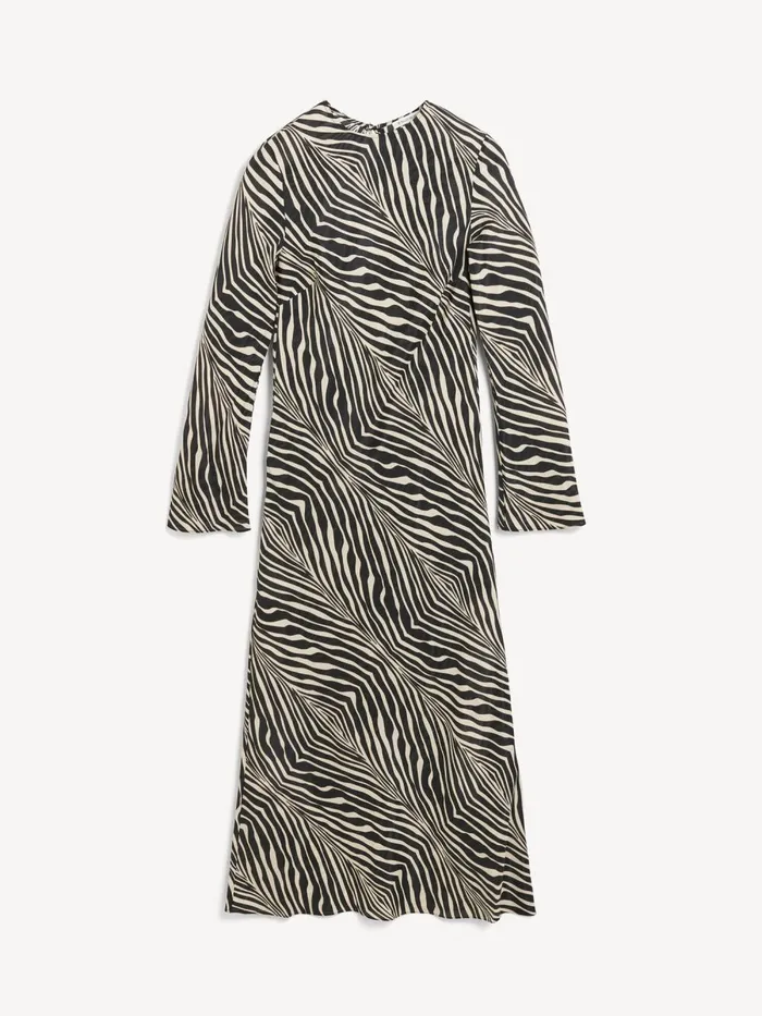 Dresses Women By Malene Birger Parise Maxi Dress Zebra Dresses Women By Malene Birger Parise Maxi Dress Zebra