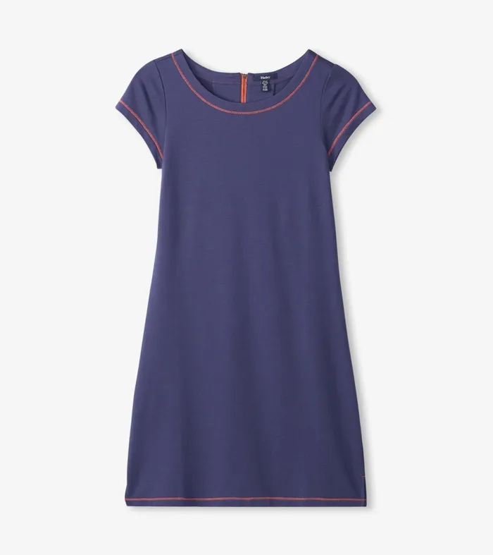 Dresses Women Hatley Nellie Dress 8211 Navy French Terry