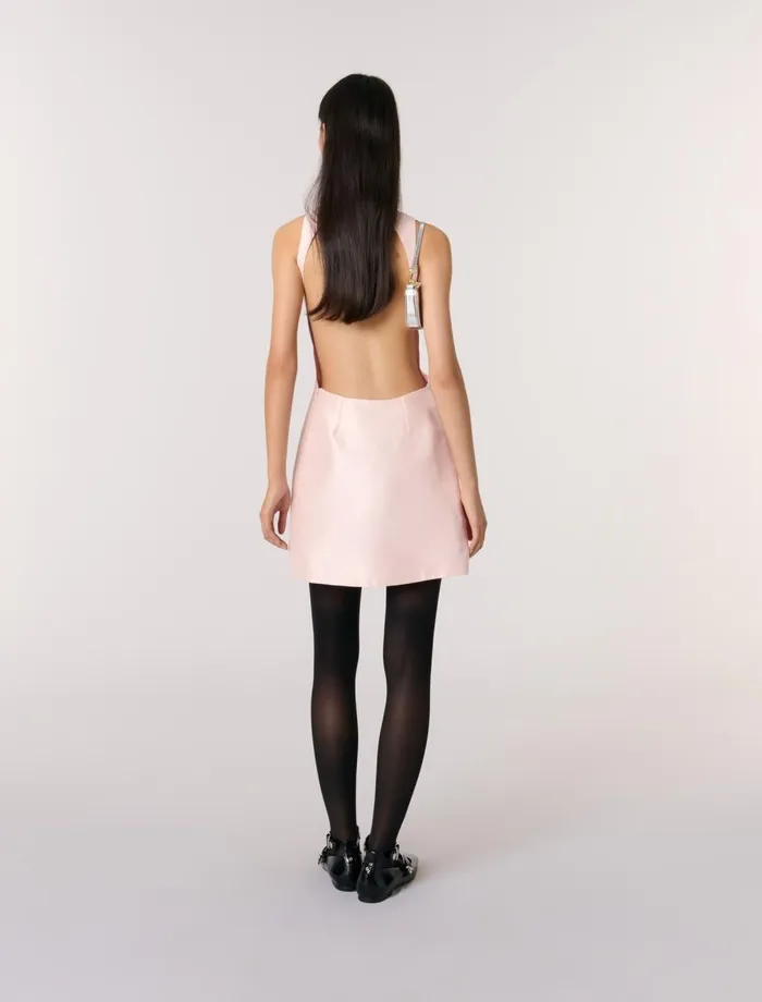 Dresses Women Maje Backless Dress Pale Pink