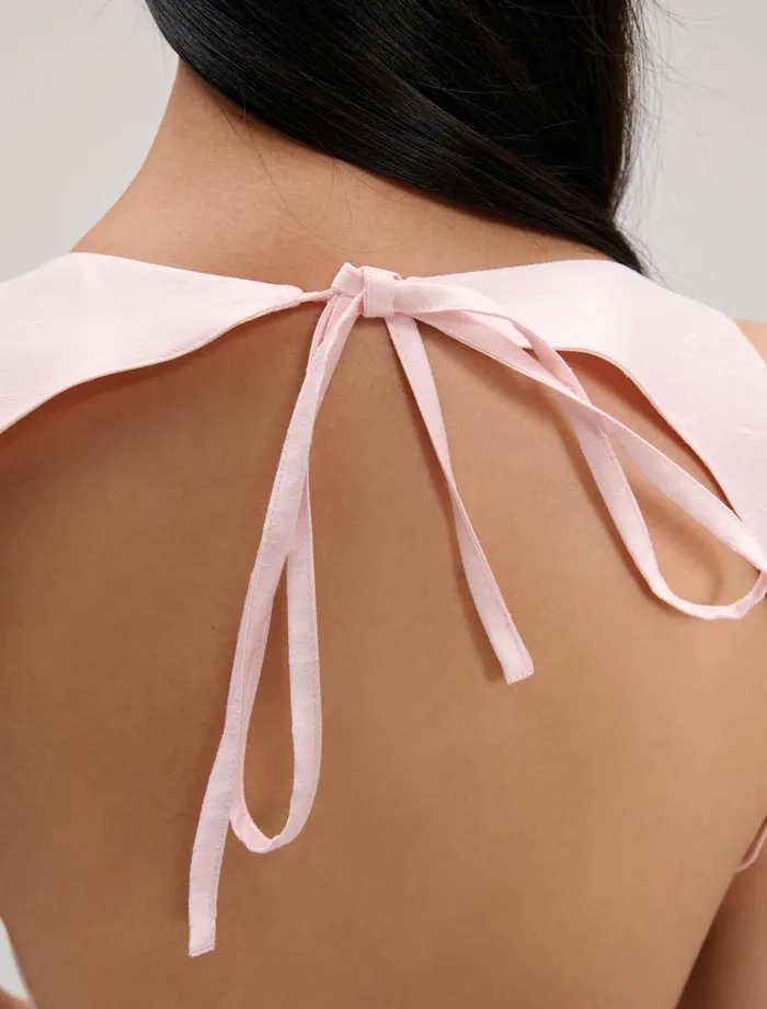 Dresses Women Maje Backless Dress Pale Pink