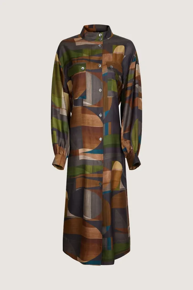 Dresses Women Soeur VEDA DRESS Greenbrown