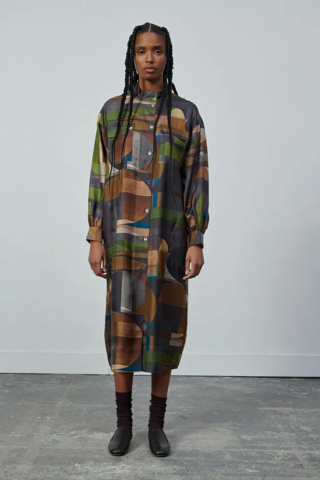 Dresses Women Soeur VEDA DRESS Greenbrown