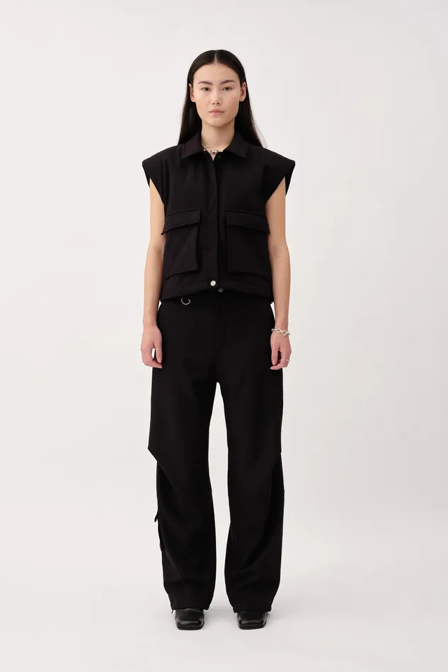 Emelia Vest Black Coats Jackets and blazers Wonhundred Women