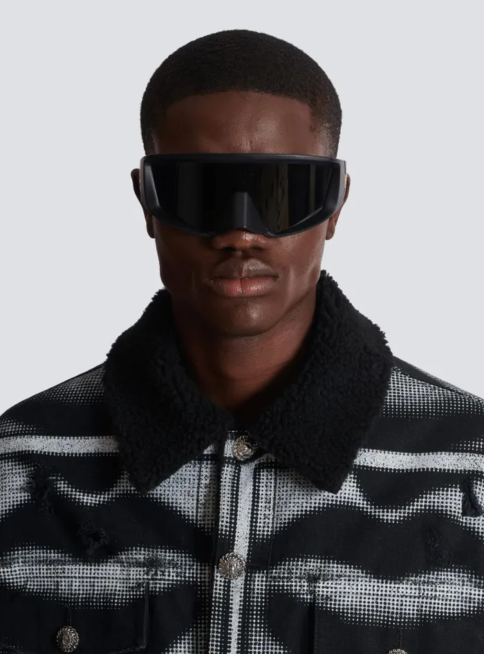 Espion Sunglasses Black MenWomen Balmain Eyewear