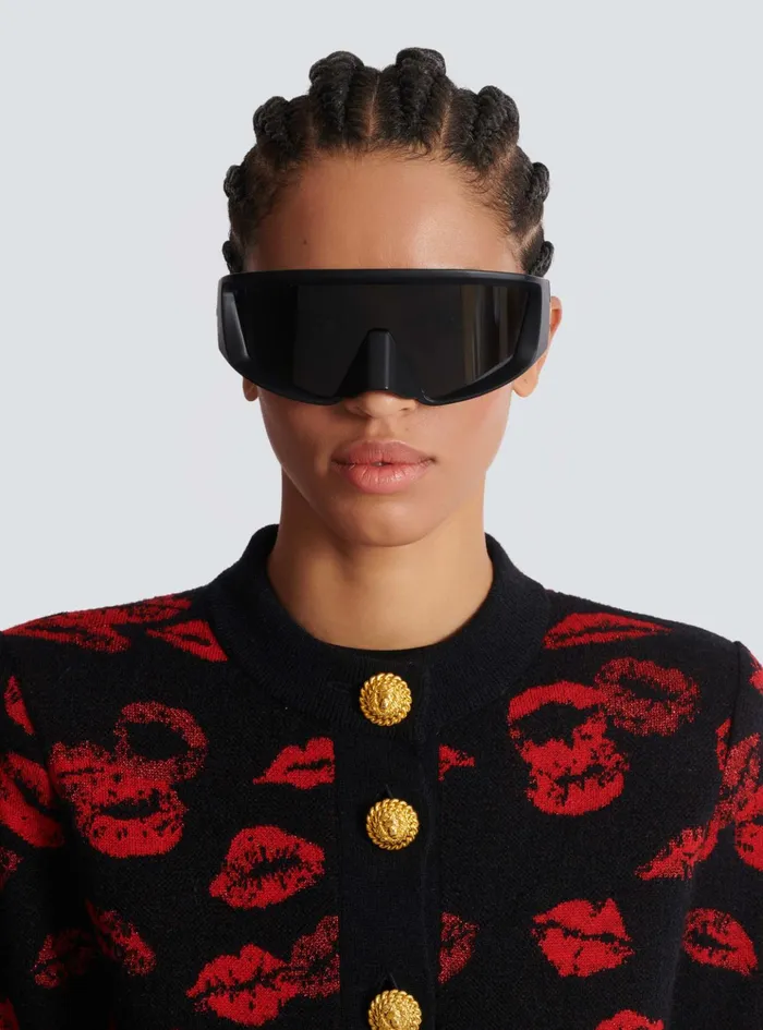 Espion Sunglasses Black MenWomen Balmain Eyewear