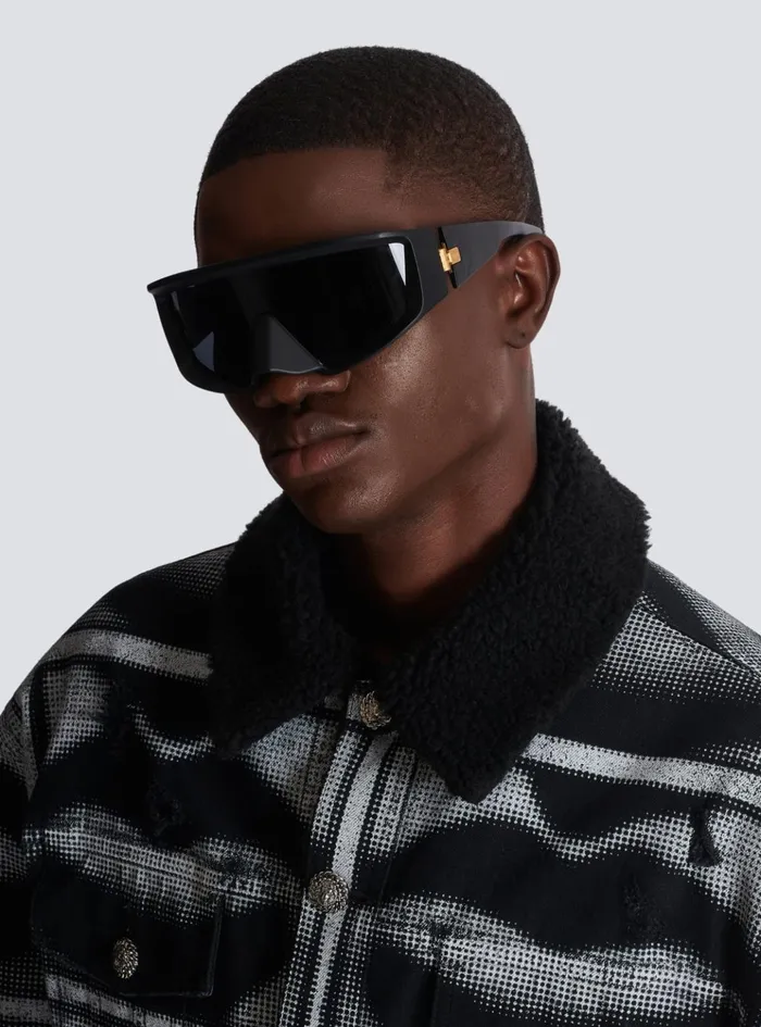Espion Sunglasses Black MenWomen Balmain Eyewear
