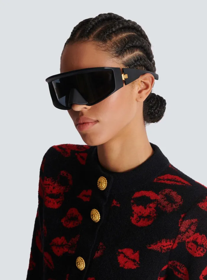 Espion Sunglasses Black MenWomen Balmain Eyewear