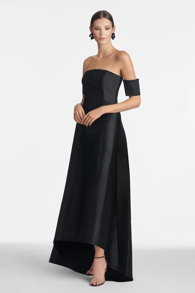 Evening Women Sachin and Babi Agyness Gown 8211 Black