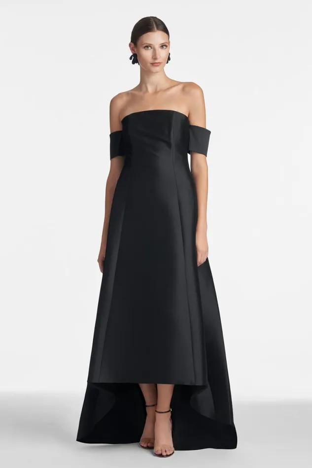Evening Women Sachin and Babi Agyness Gown 8211 Black