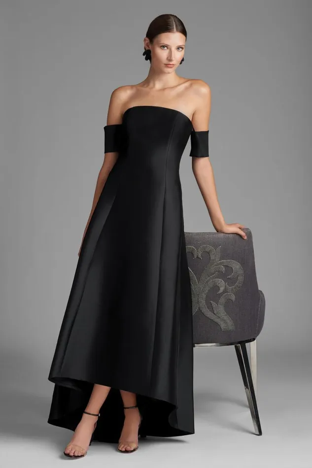Evening Women Sachin and Babi Agyness Gown 8211 Black