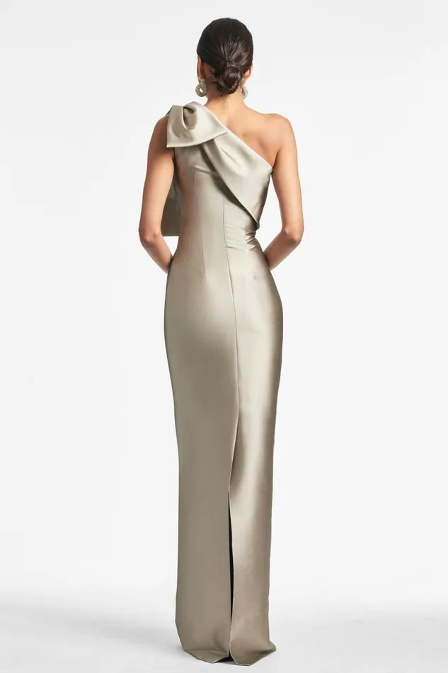 Evening Women Sachin and Babi Bonnie Gown 8211 Pewter