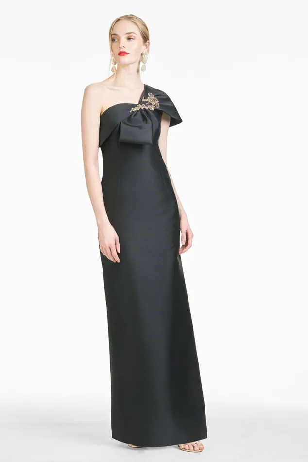Evening Women Sachin and Babi Ines Gown 8211 Black