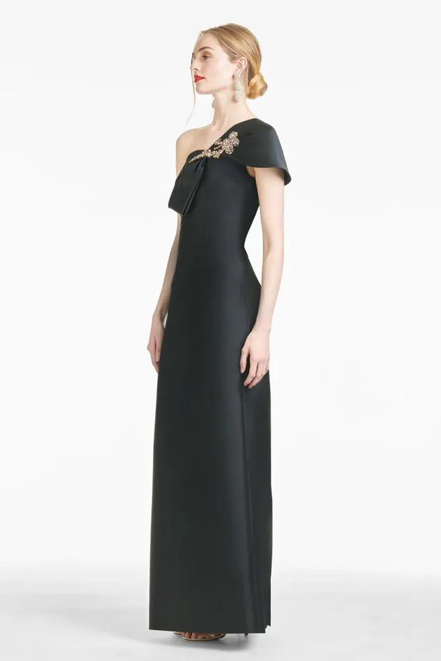 Evening Women Sachin and Babi Ines Gown 8211 Black
